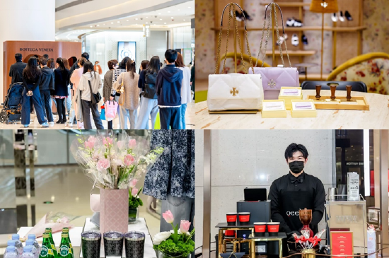 多家国际品牌联袂呈现独家定制活动体验——Bottega Veneta定制咖啡屋、Qeelin定制咖啡车、Michael kors春日小酒会、Tory Burch陶泥DIY手工坊